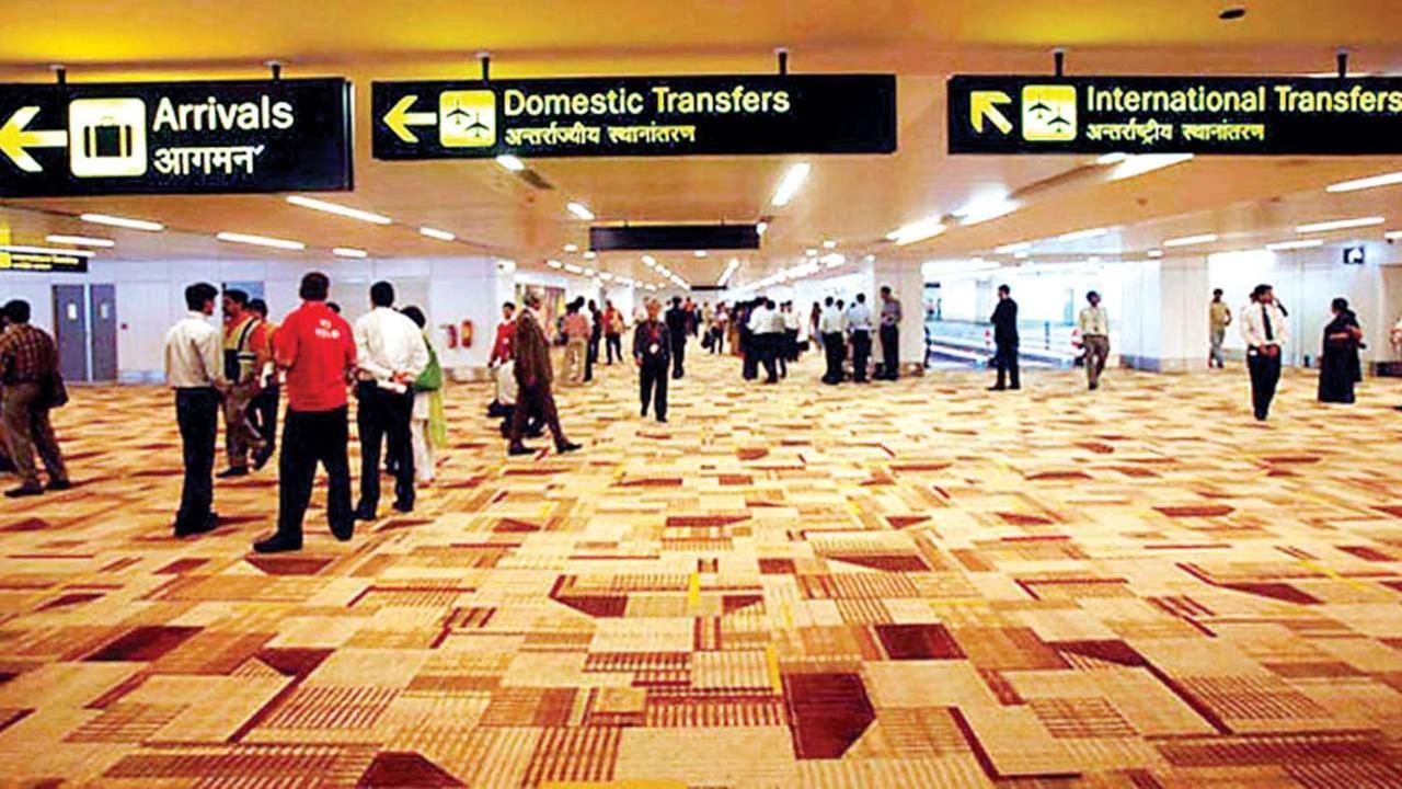 Golden Bliss At Airport