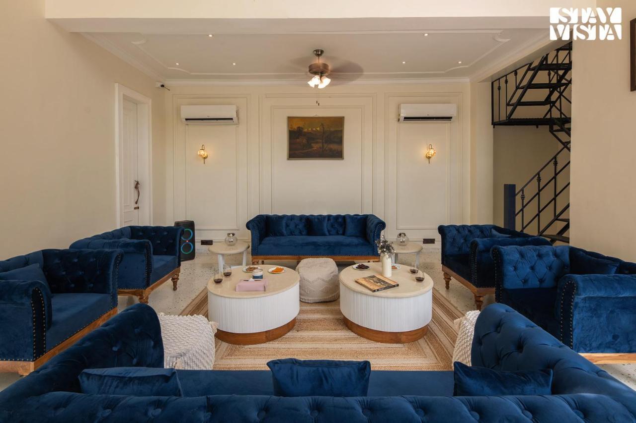 Stayvista's Indraj Manor - Roman-inspired With Posh Interiors, Mesmerizing Garden & Outdoor Fireplace