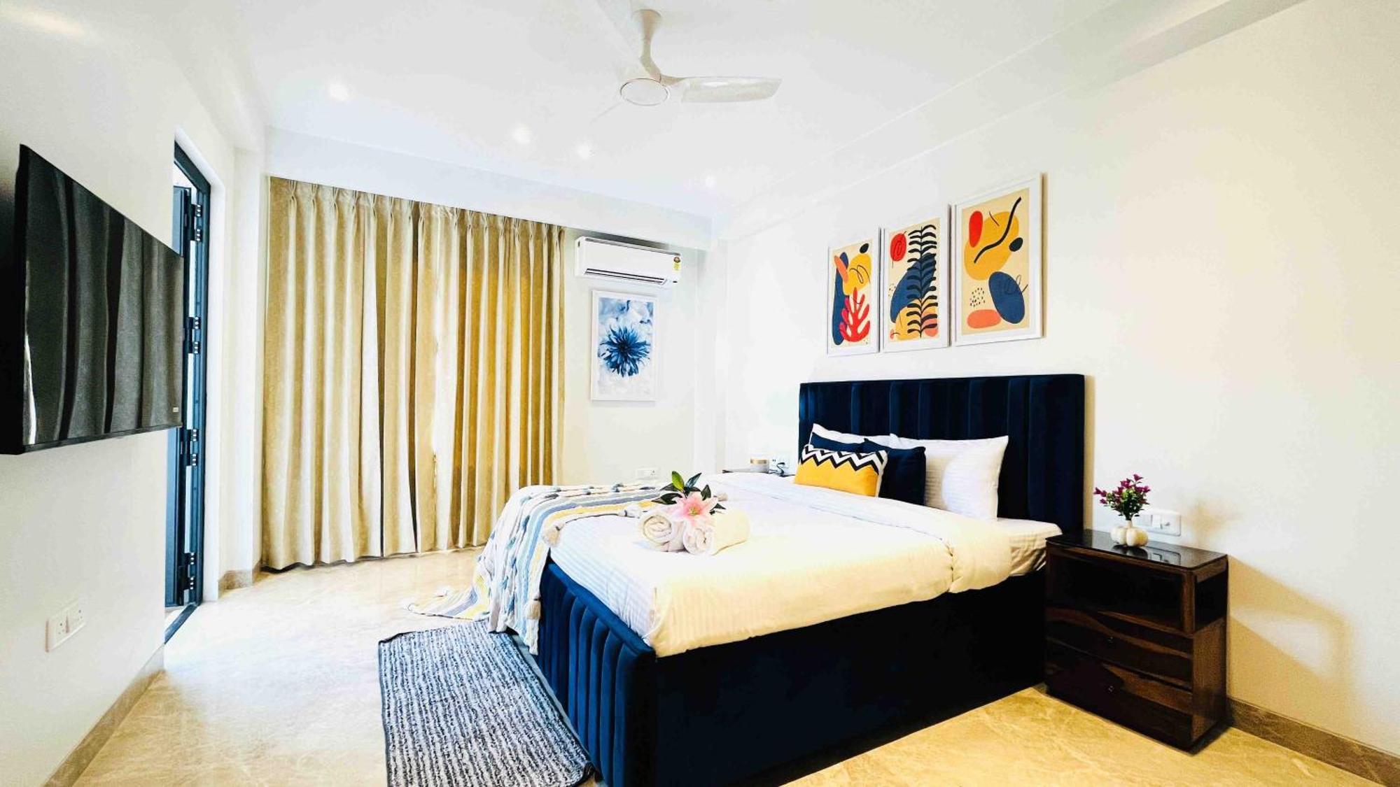 Apartment Bluo 3bhk Saket Citywalk Mall - Lift, Balcony, Parking