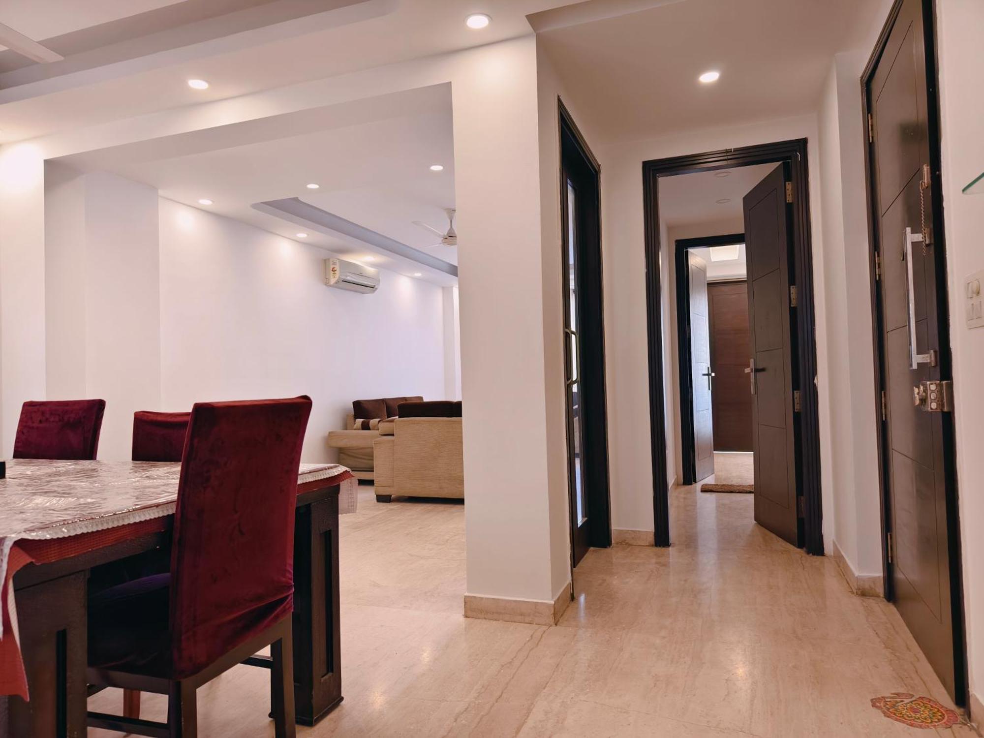 Apartamento Palatial 3bhk With Terrace! Greater Kailash 1 Nova Deli