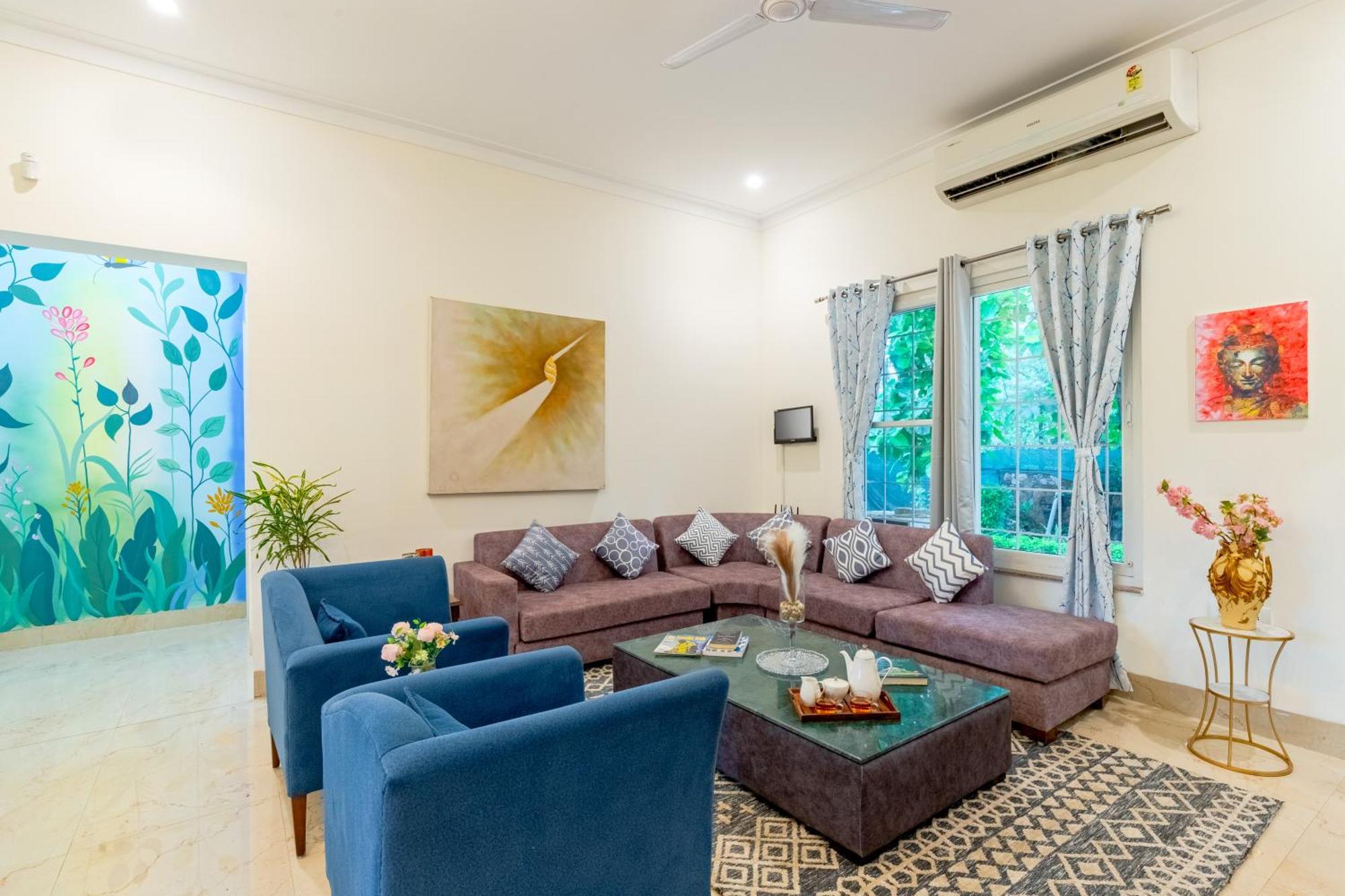 Alaya 3 Bhk Pet Friendly With Pvt Pool - Daffodil *