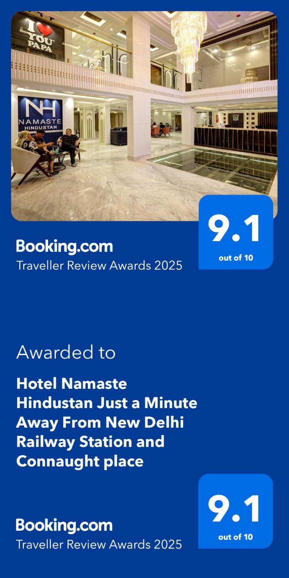 Namaste Hindustan Just A Minute Away From Railway Station And Connaught Place 4* New Delhi