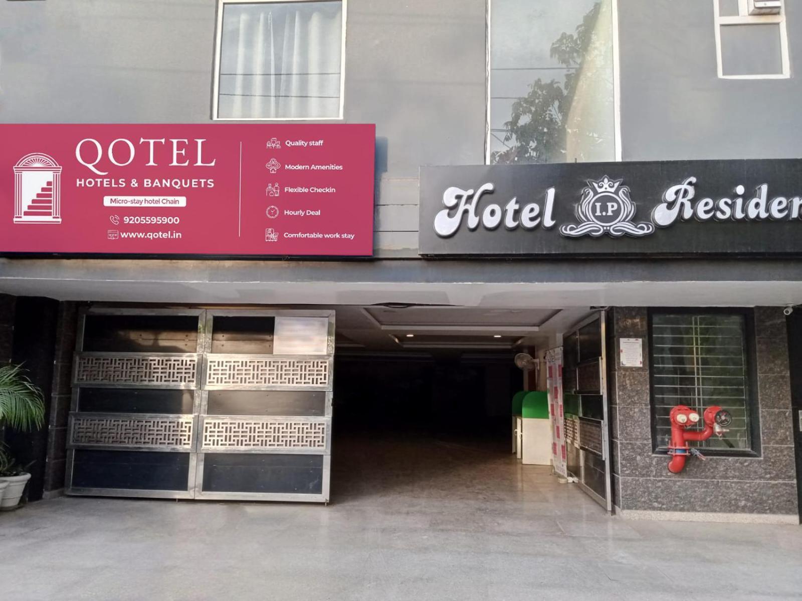 Hotel Qotel Ip Residency East Delhi Preet Vihar Nova Deli
